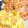 Waffles / Pancakes & Scrambled Eggs